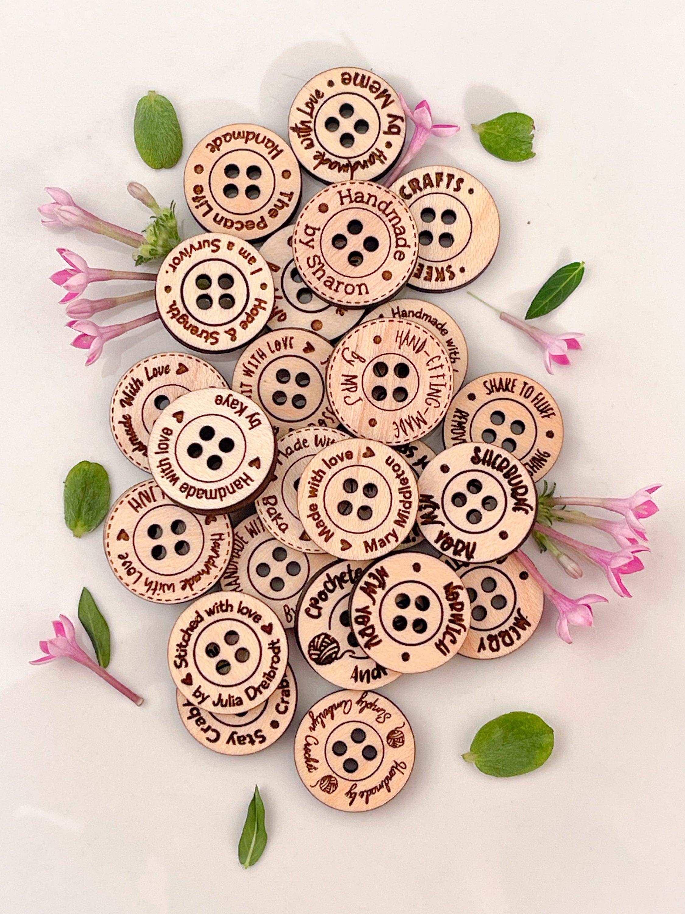 MAYA ROAD ALTERABLE WOOD BUTTONS 0.75 - All Ways Scrapbooking