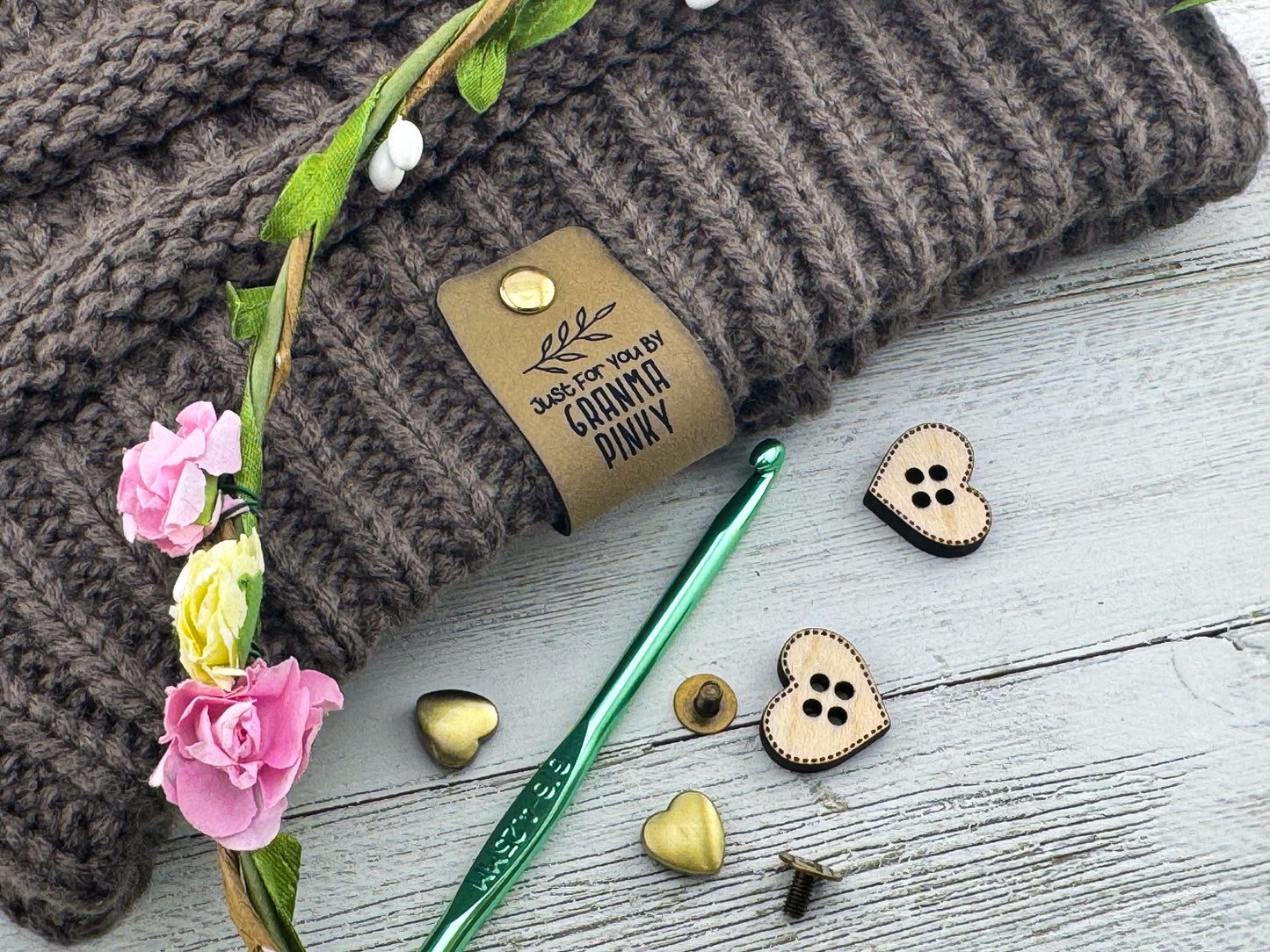 Custom Tags 0.95 x 3 inch For Knitting And Crochet