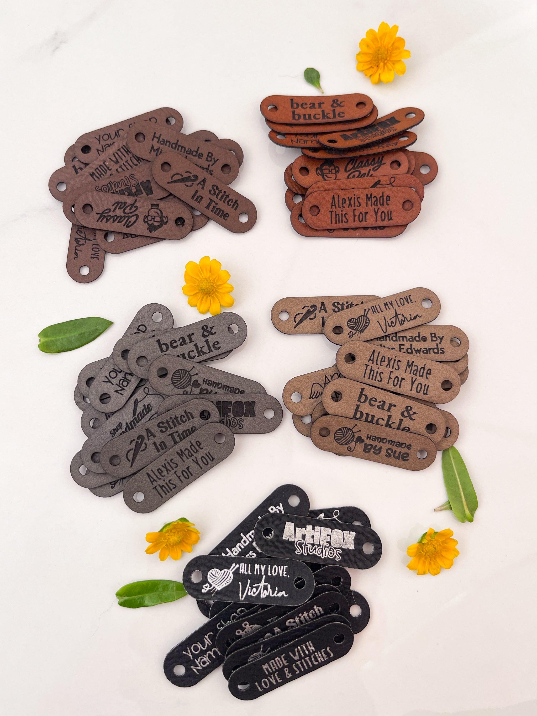 50 PCS Reliëf HANDGEMAAKTE PU Lederen Labels Faux ... – Grandado 50 PCS Reliëf HANDGEMAAKTE PU Lederen Labels Faux ... – Grandado