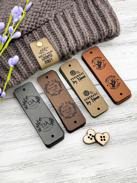 Custom Tags 0.95 x 3 inch For Knitting And Crochet