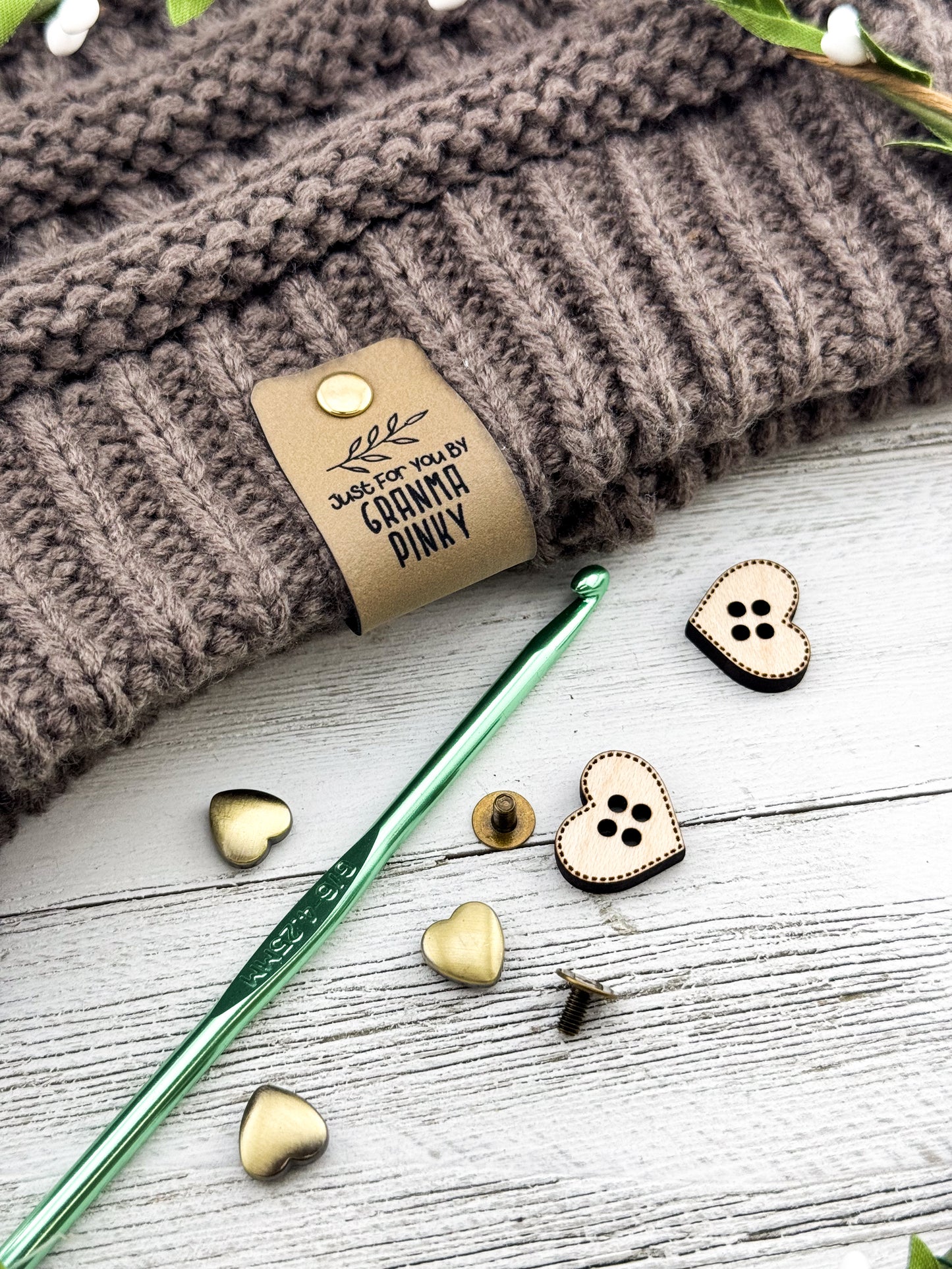 Custom Tags 0.95 x 3 inch For Knitting And Crochet