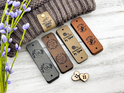 Custom Tags 0.95 x 3 inch For Knitting And Crochet