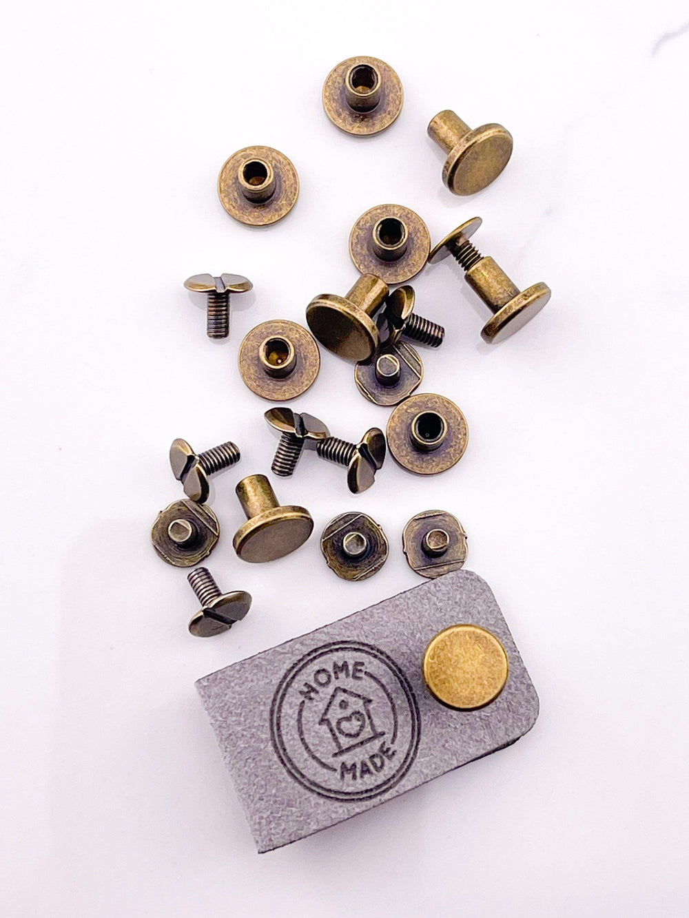 Chicago Screw Rivets - Antique Bronze - Artifox Studios