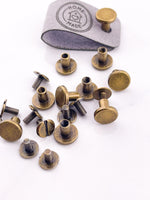 Chicago Screw Rivets - Antique Bronze - Artifox Studios