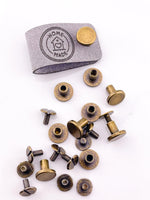 Chicago Screw Rivets - Antique Bronze - Artifox Studios