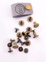 Chicago Screw Rivets - Antique Bronze - Artifox Studios